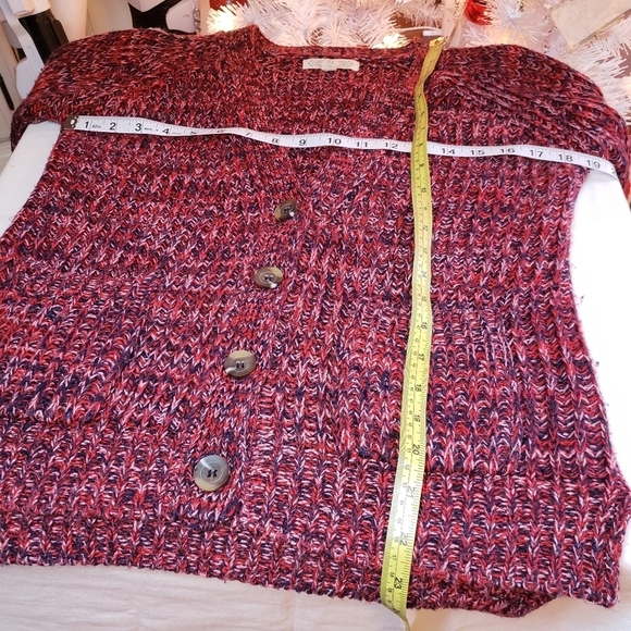 Knitted multi color cardigan - Picture 5 of 8